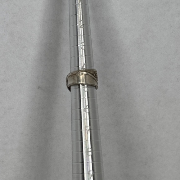 Vintage Gerber Baby Silver Plated Spoon Ring Sz 4.5 Lot D51 - Picture 11 of 11